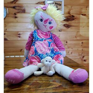 Scentsy Buddy SIERRA & LAMB 18" Plush Doll No Scent Pak Stuffed Dolly
